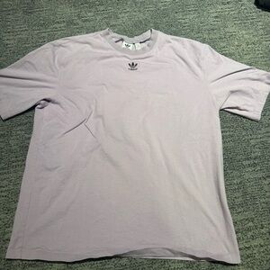 Adidas Men's Light Purple Short Sleeve Tee